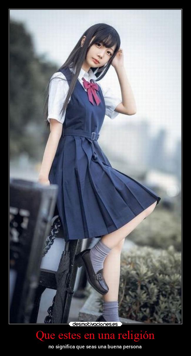 Que estes en una religión -