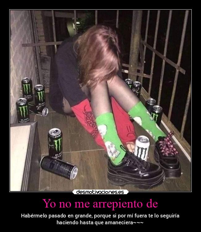 Yo no me arrepiento de - 