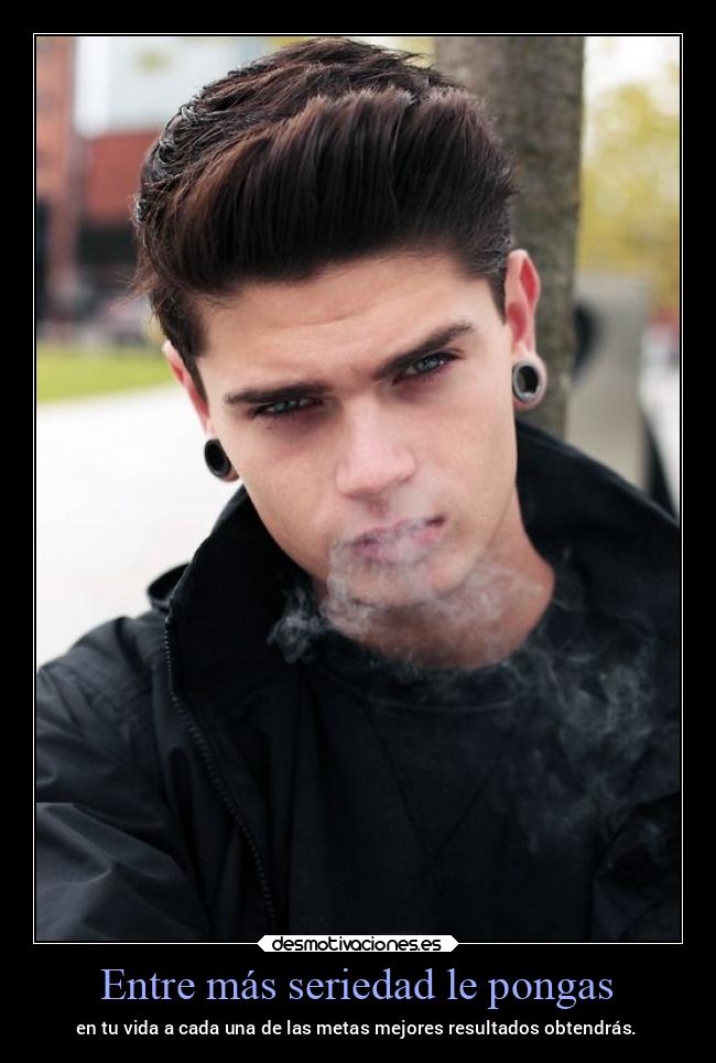 Entre más seriedad le pongas - en tu vida a cada una de las metas mejores resultados obtendrás.