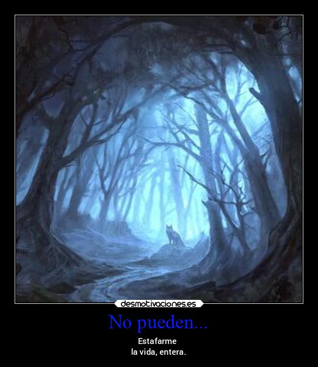 No pueden... - 