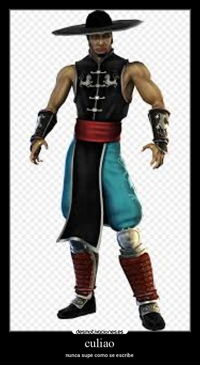 culiao - nunca supe como se escribe