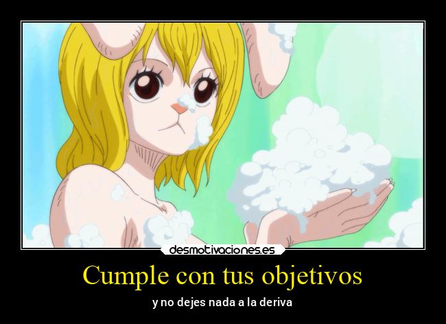 carteles alegria anime carrot mind control desmotivaciones