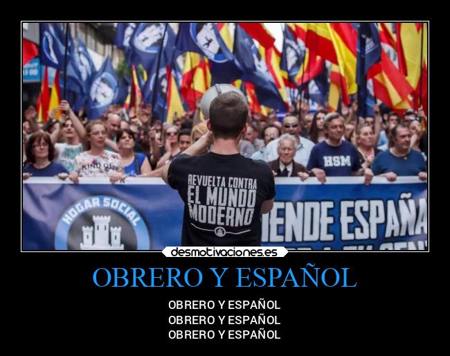 OBRERO Y ESPAÑOL - OBRERO Y ESPAÑOL
OBRERO Y ESPAÑOL
OBRERO Y ESPAÑOL