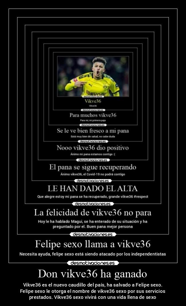 Don vikve36 ha ganado -