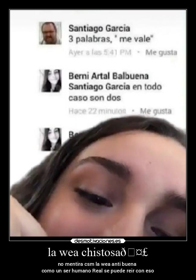 la wea chistosa🤣 -