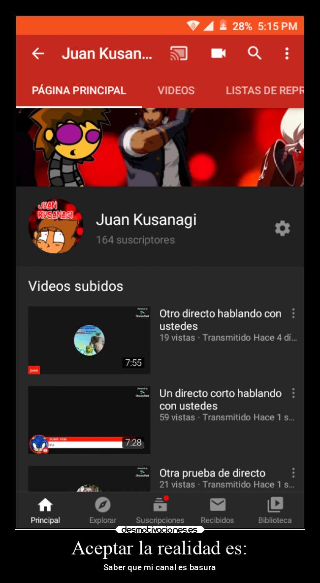 Aceptar la realidad es: -