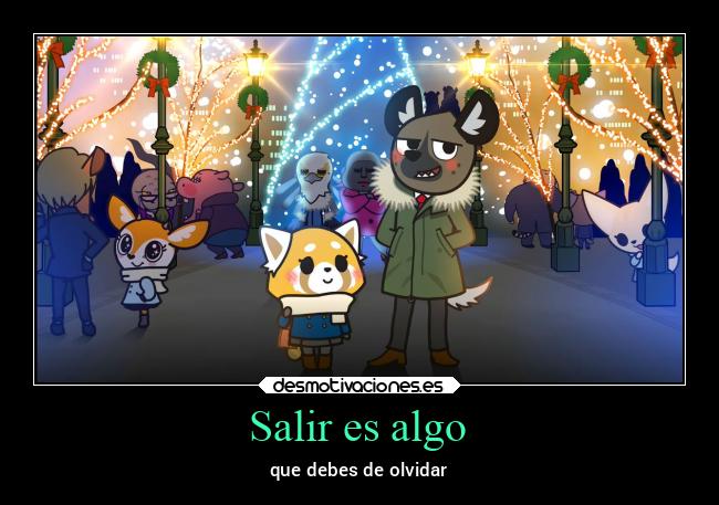carteles casa aggretsuko japon china desmotivaciones