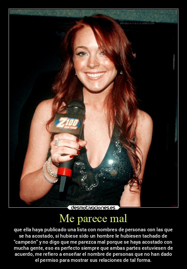 carteles cine woorld lindsay lohan desmotivaciones