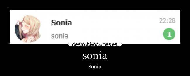 sonia - 