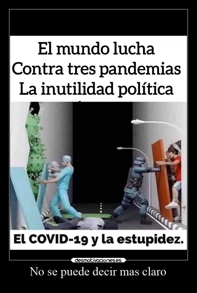 No se puede decir mas claro -