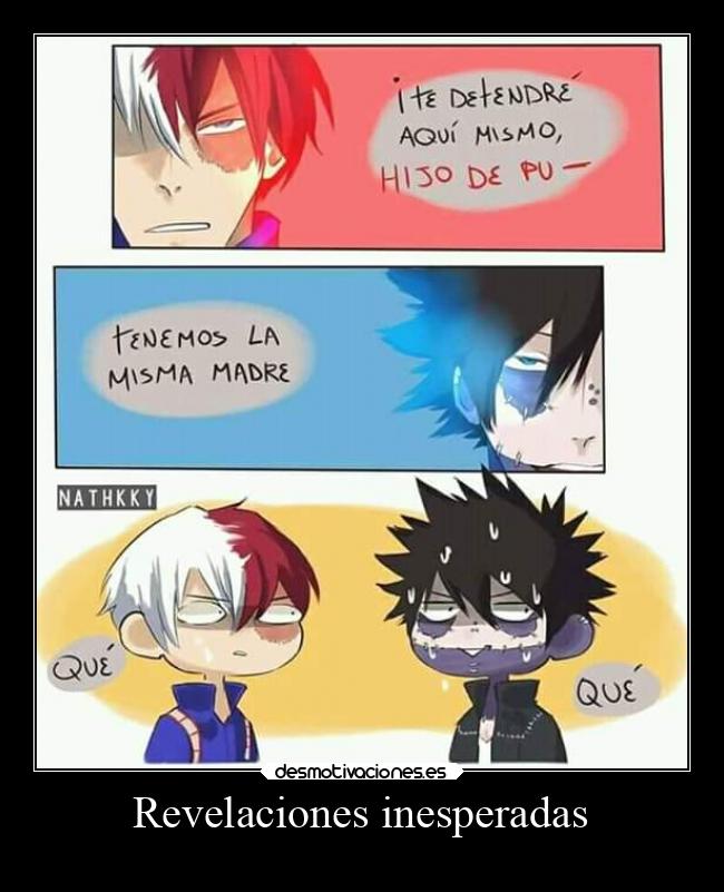 Revelaciones inesperadas -