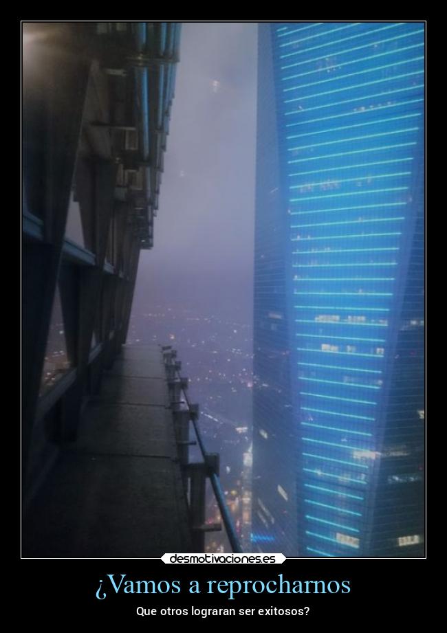 ¿Vamos a reprocharnos - 