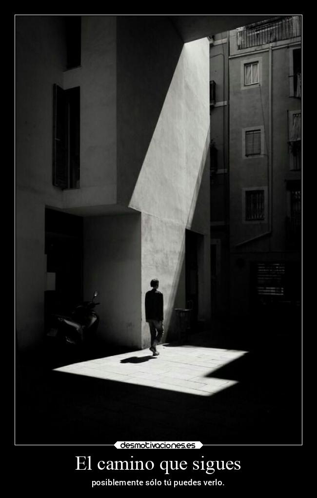 El camino que sigues - 