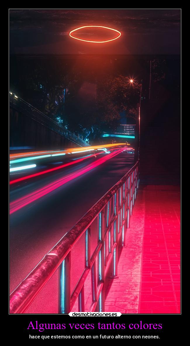 Algunas veces tantos colores -