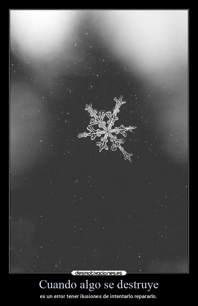 Cuando algo se destruye - 
