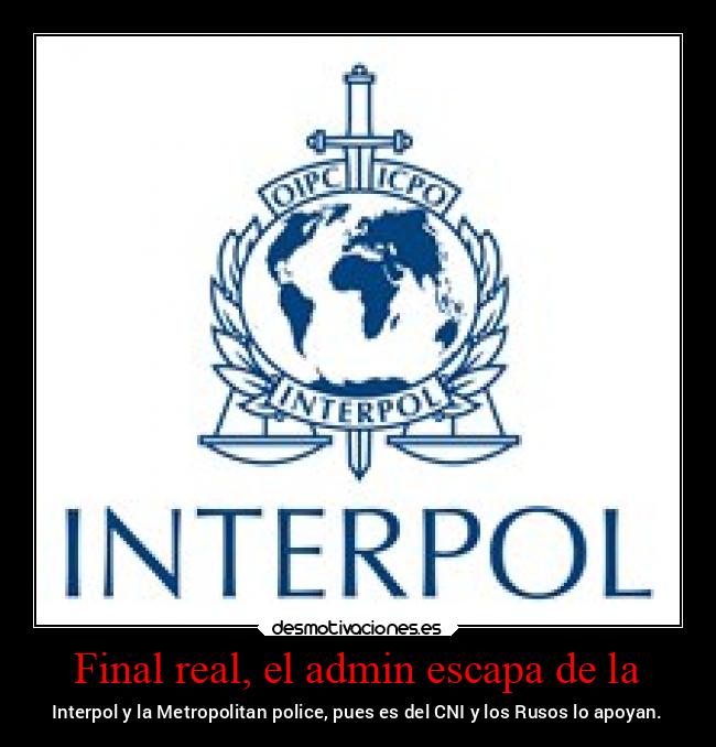 Final real, el admin escapa de la - 