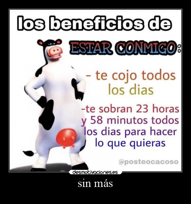 sin más -