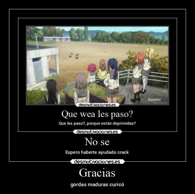 Gracias - gordas maduras curicó