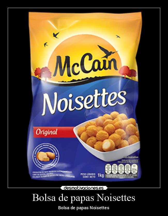 Bolsa de papas Noisettes - Bolsa de papas Noisettes