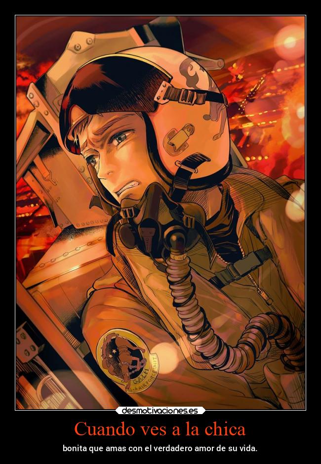 Cuando ves a la chica - bonita que amas con el verdadero amor de su vida.