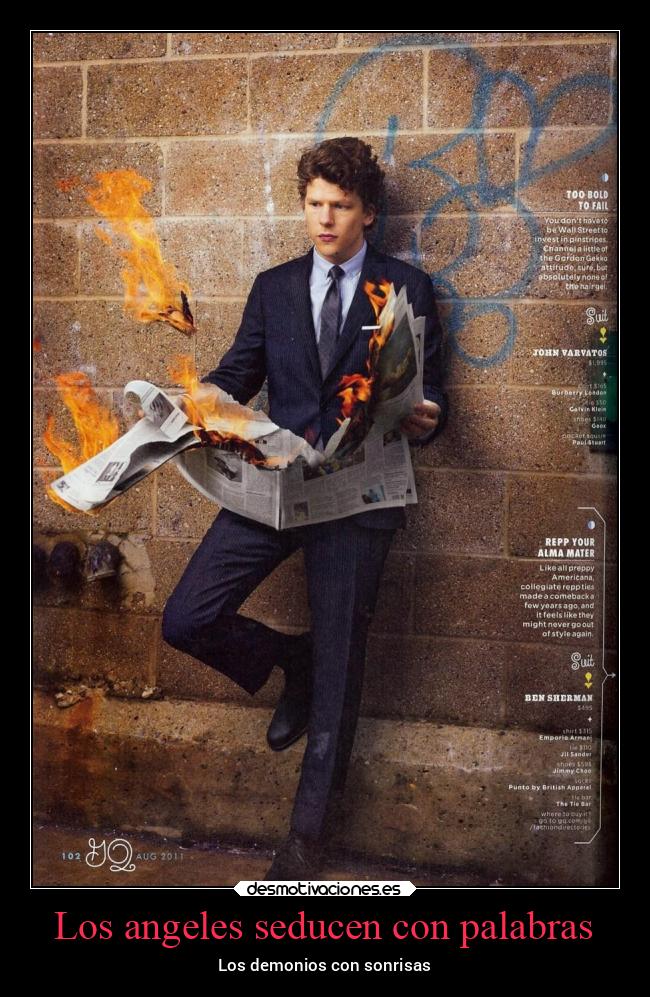 Los angeles seducen con palabras - Los demonios con sonrisas
