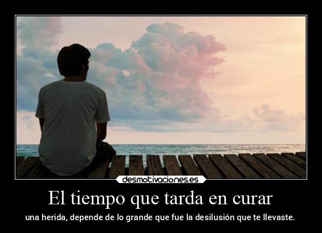 El tiempo que tarda en curar -