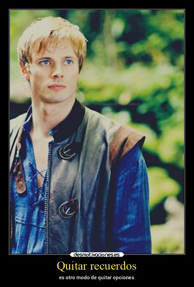 Quitar recuerdos - es otro modo de quitar opciones