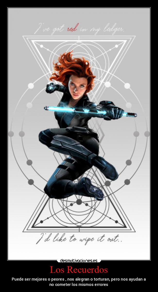 Los Recuerdos - Puede ser mejores o peores , nos alegran o torturan, pero nos ayudan a
no cometer los mismos errores