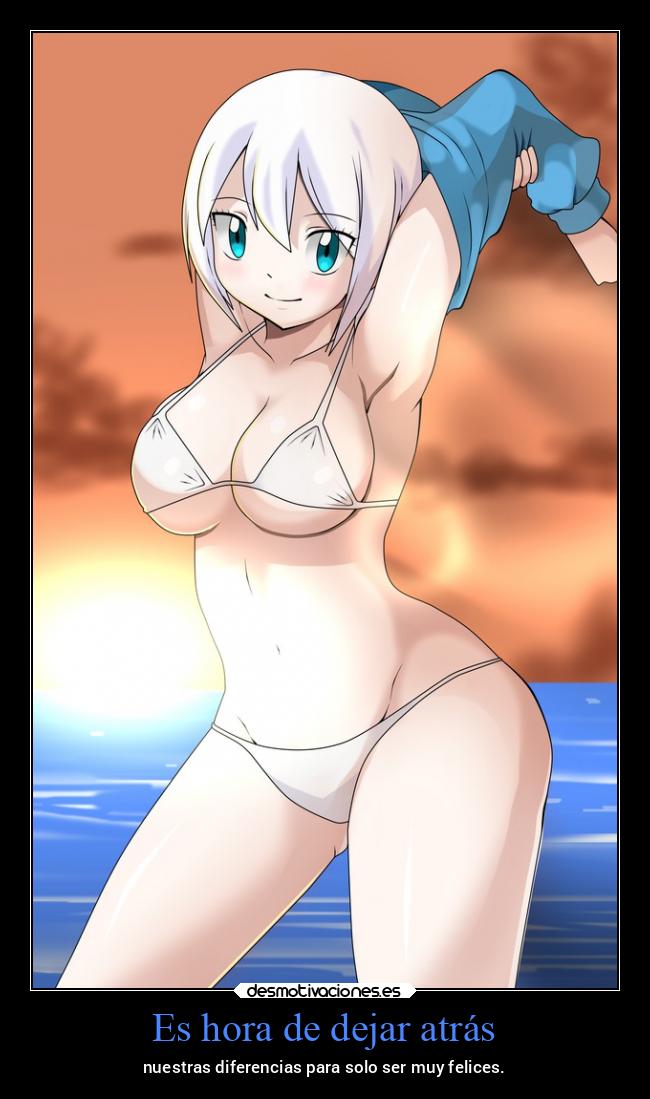 Es hora de dejar atrás - nuestras diferencias para solo ser muy felices.