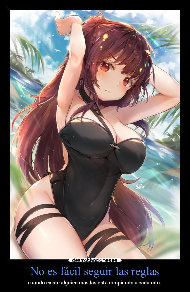 No es fácil seguir las reglas - cuando existe alguien más las está rompiendo a cada rato.