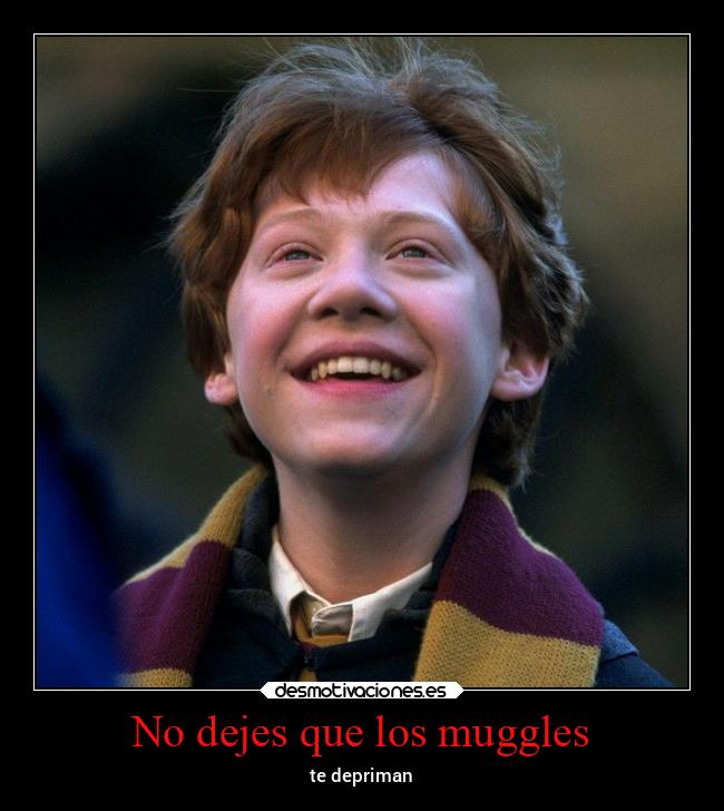 No dejes que los muggles - te depriman