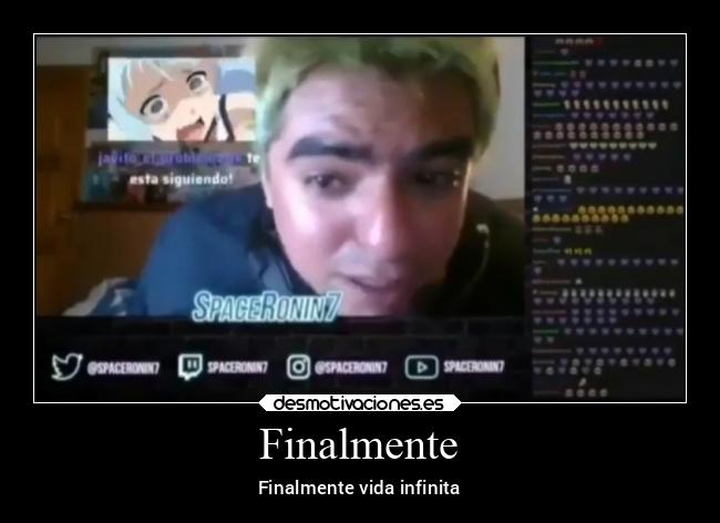 Finalmente - Finalmente vida infinita