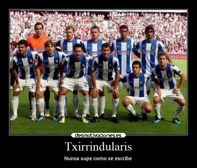 Txirrindularis - Nunca supe como se escribe