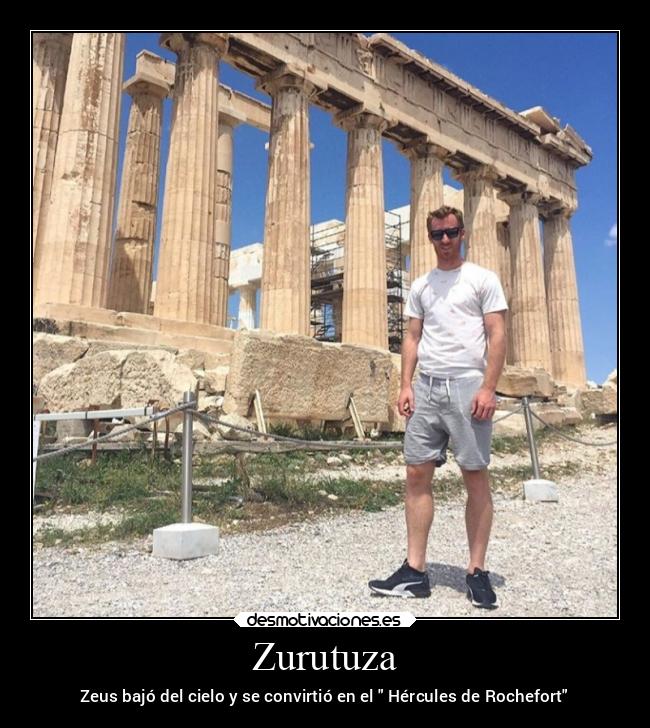 Zurutuza - Zeus bajó del cielo y se convirtió en el  Hércules de Rochefort