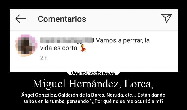 Miguel Hernández, Lorca, - 