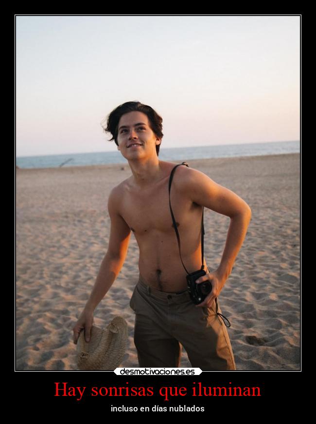 Hay sonrisas que iluminan - incluso en días nublados