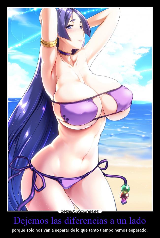 Dejemos las diferencias a un lado - porque solo nos van a separar de lo que tanto tiempo hemos esperado.