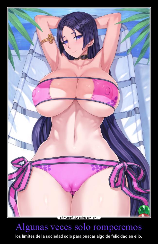 Algunas veces solo romperemos - los límites de la sociedad solo para buscar algo de felicidad en ello.