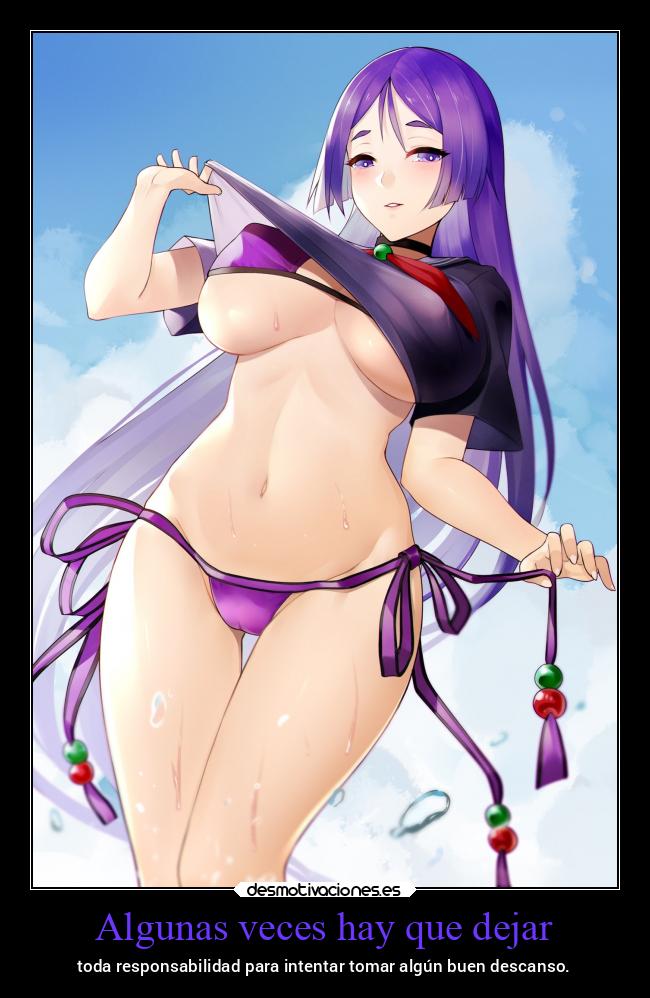 Algunas veces hay que dejar - toda responsabilidad para intentar tomar algún buen descanso.