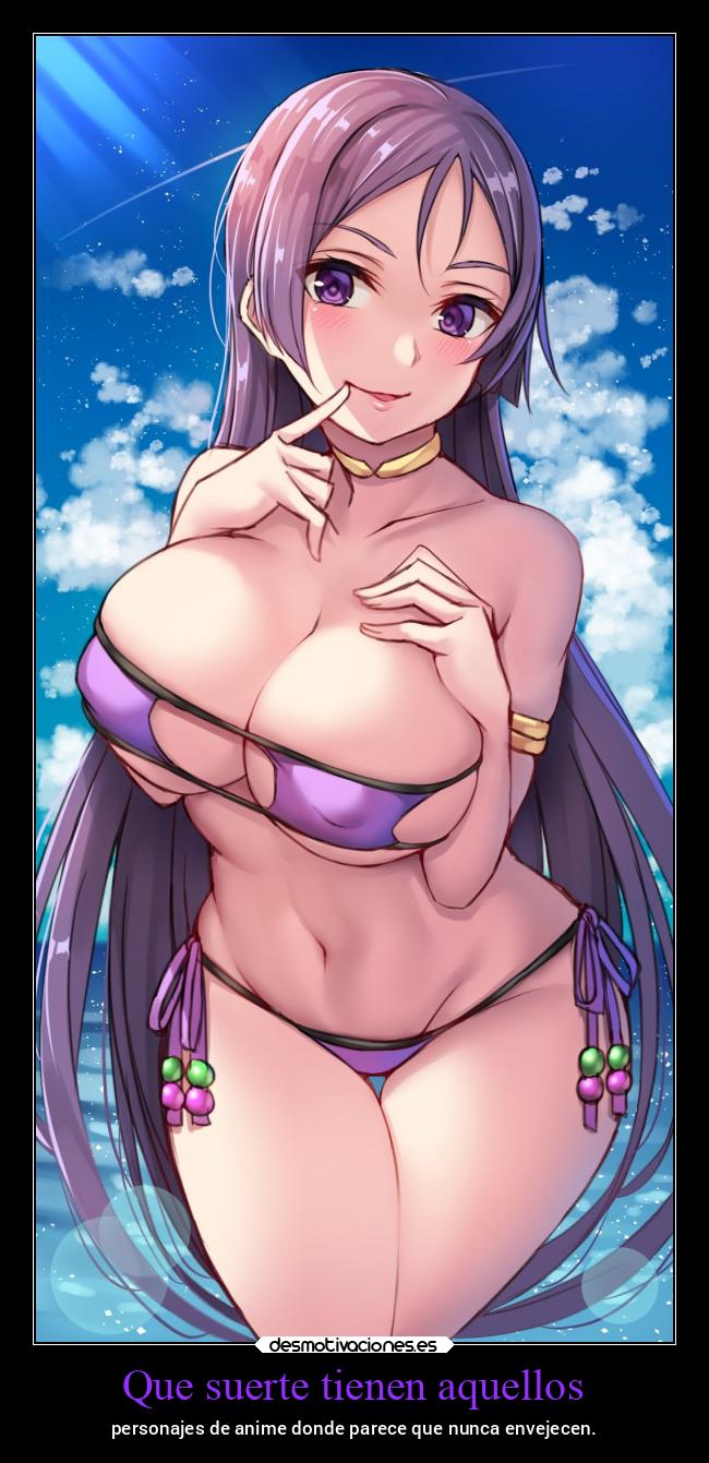 Que suerte tienen aquellos - personajes de anime donde parece que nunca envejecen.