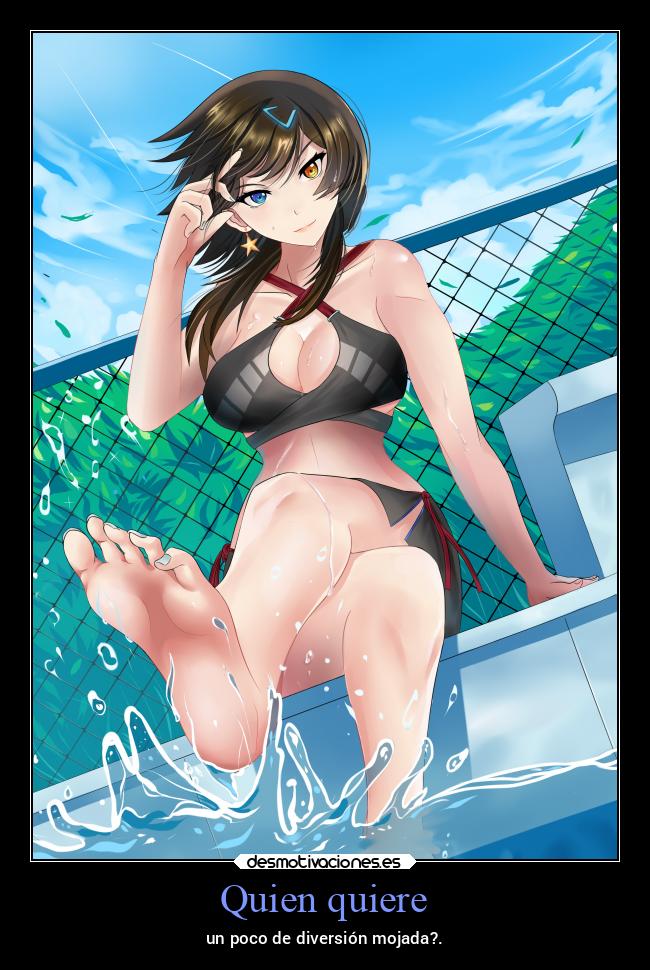 Quien quiere - un poco de diversión mojada?.