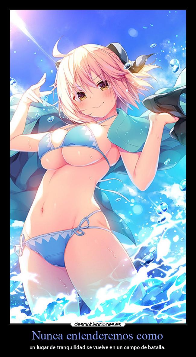 Nunca entenderemos como - un lugar de tranquilidad se vuelve en un campo de batalla.