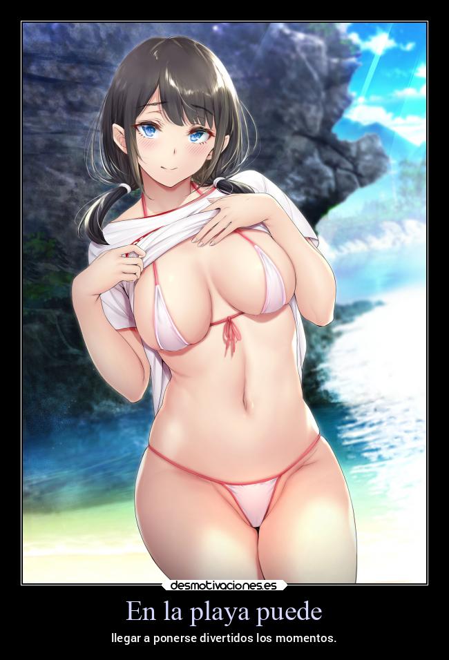 En la playa puede - llegar a ponerse divertidos los momentos.