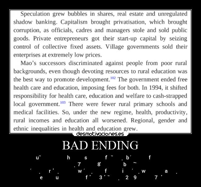BAD ENDING - 