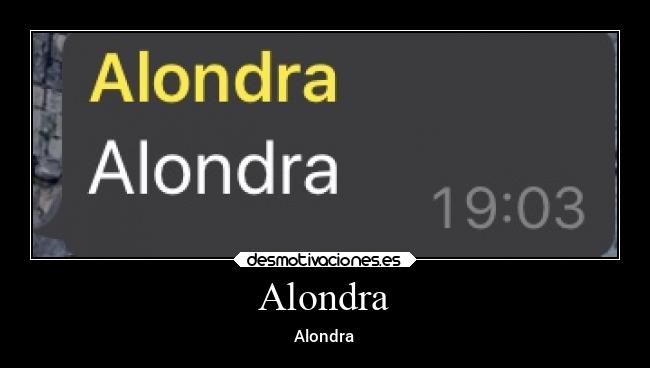 Alondra - Alondra