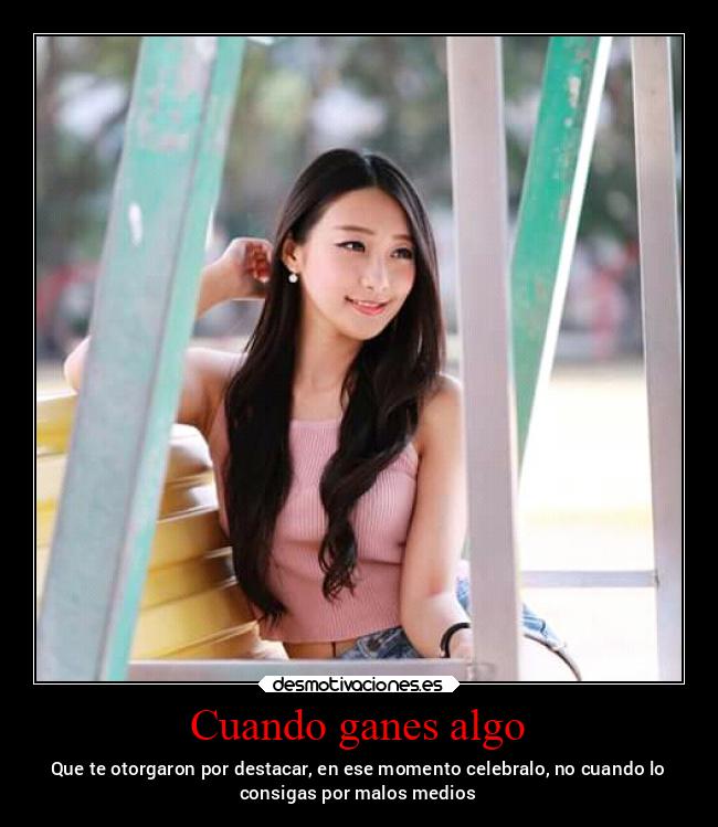 Cuando ganes algo - 