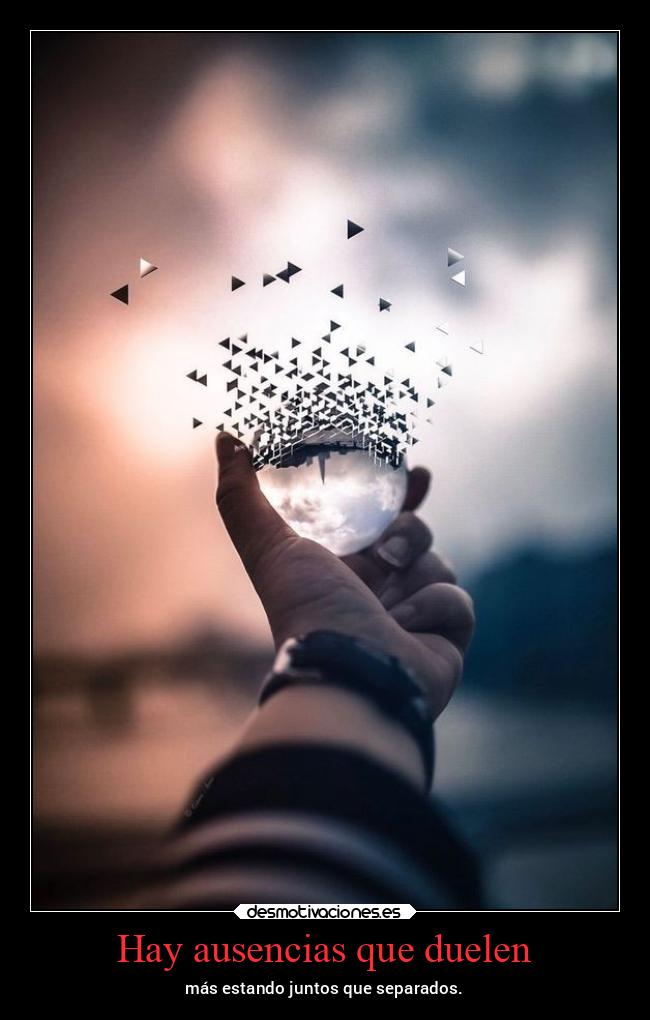 Hay ausencias que duelen - 