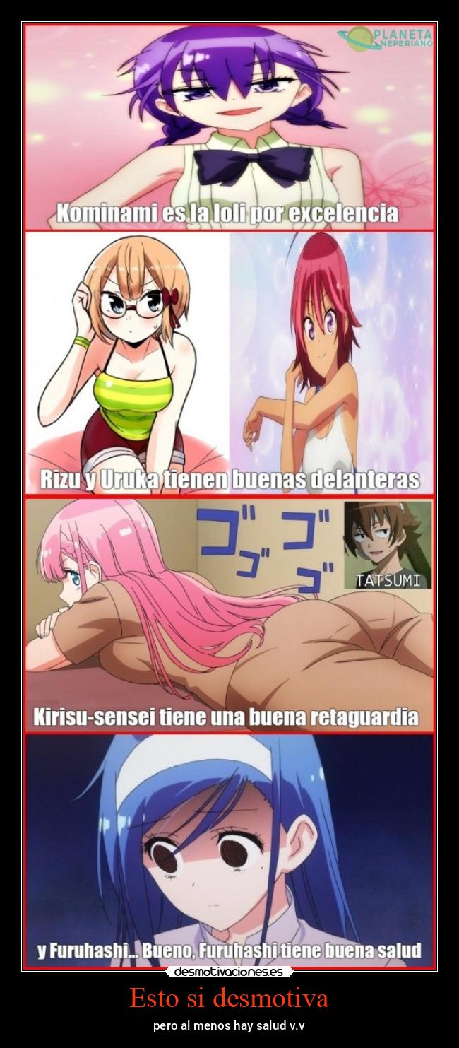 Esto si desmotiva - pero al menos hay salud v.v