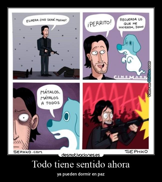 Todo tiene sentido ahora - ya pueden dormir en paz