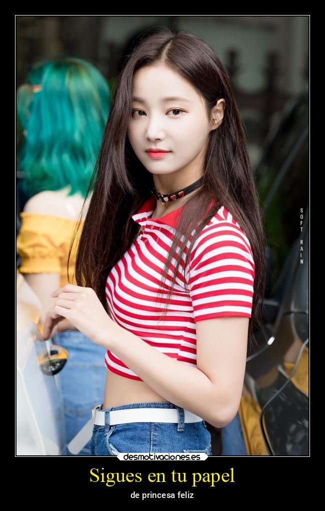 Sigues en tu papel - de princesa feliz